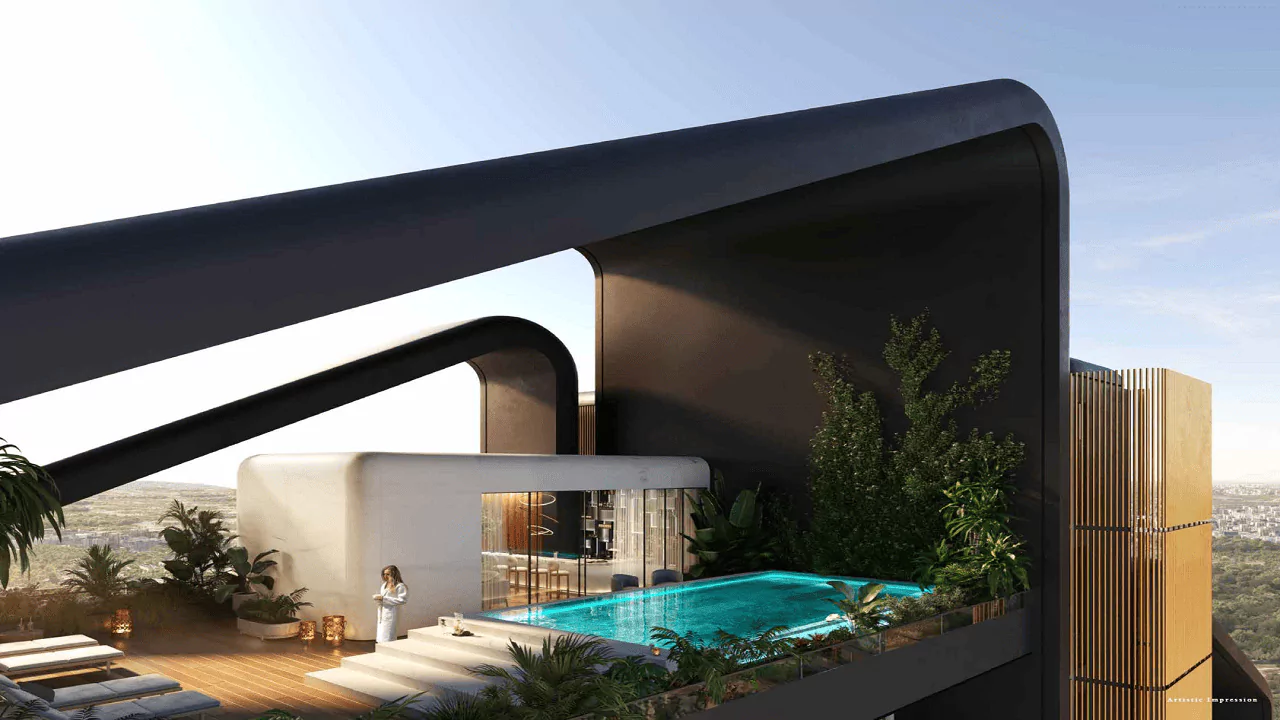 Ganga Nine Zero landscaped greens, artist's impression